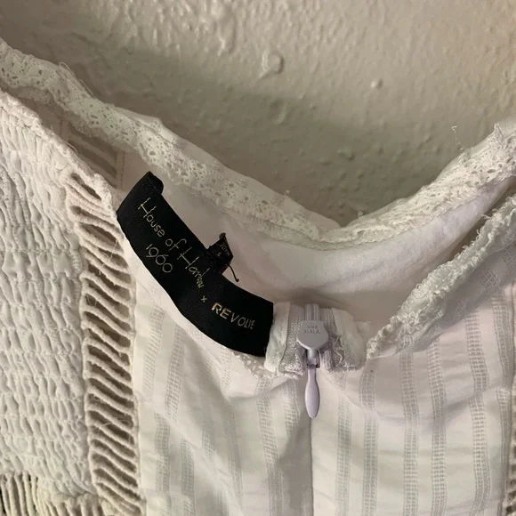 House Of Harlow 1960 x Revolve Boho Puff Sleeve Mini Dress - Picture 7 of 7